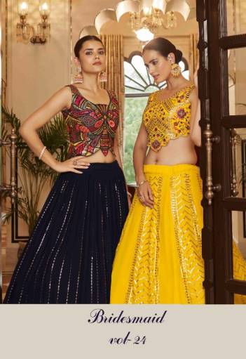 KHUSHBOO BRIDESMAID VOL 24 BY SHUBHKALA EMBROIDERED LEHENGA CHOLI